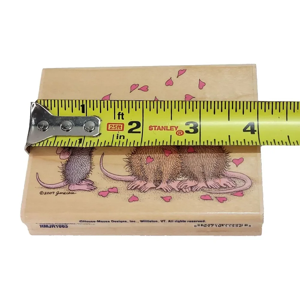 House Mouse 2007‎ Lovely Confetti Rubber Stamp 4